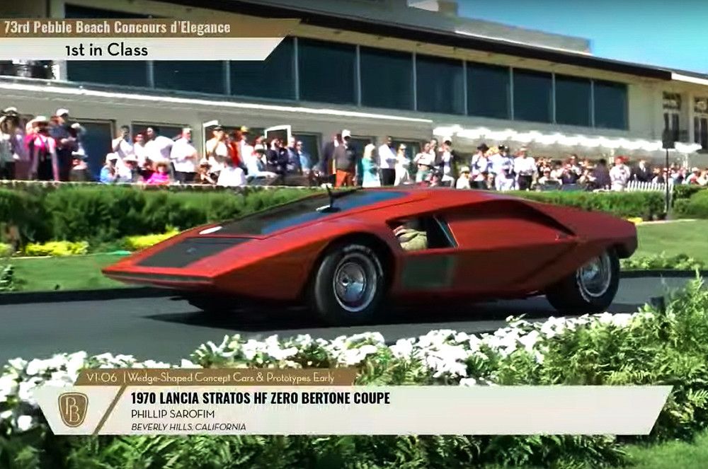 Lancia Strato’s Zero Shines at Pebble Beach Concours d'Elegance 2024