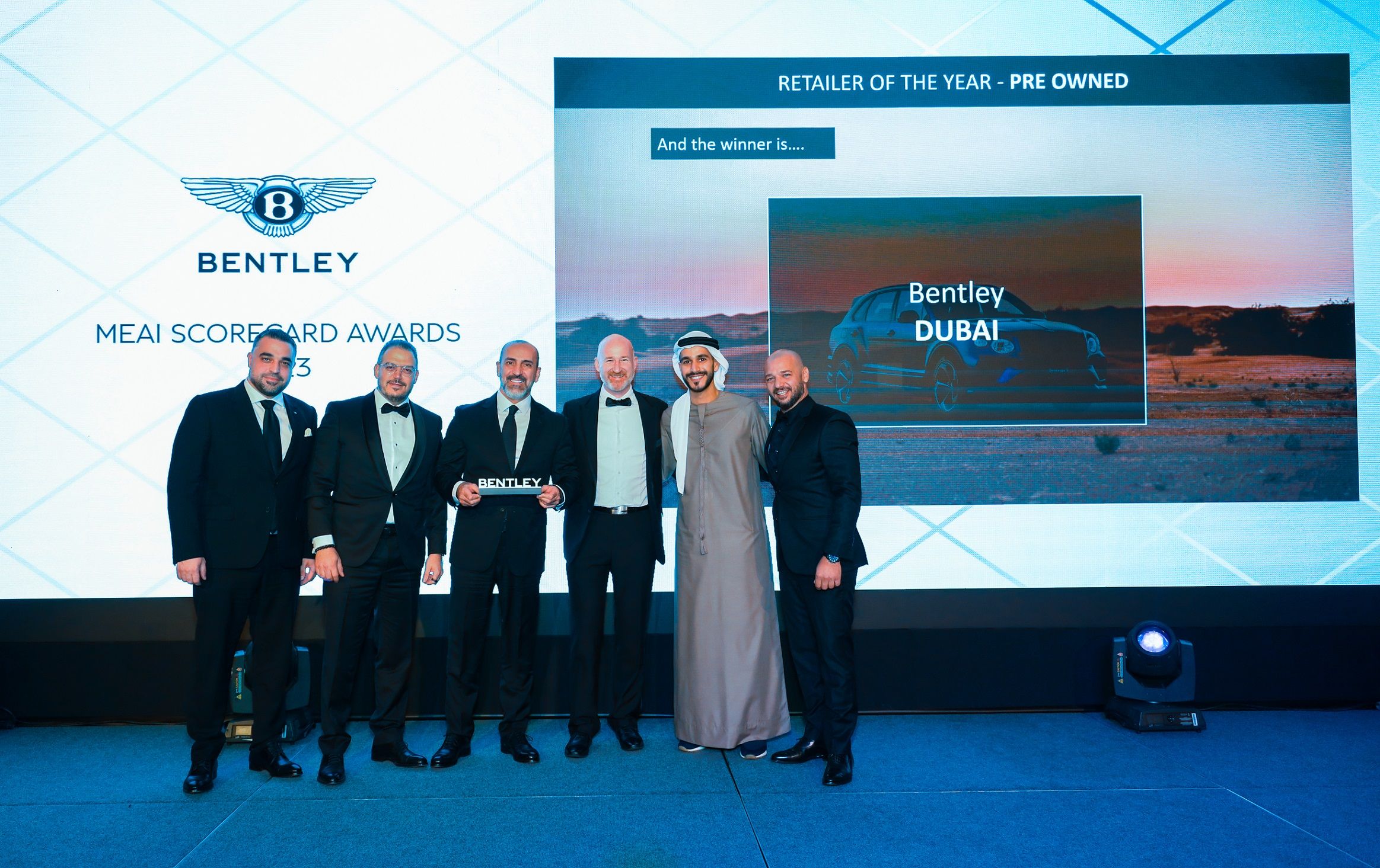 Bentley Emirates Wins Quadruple Award at Bentley MEIA Regional Conference