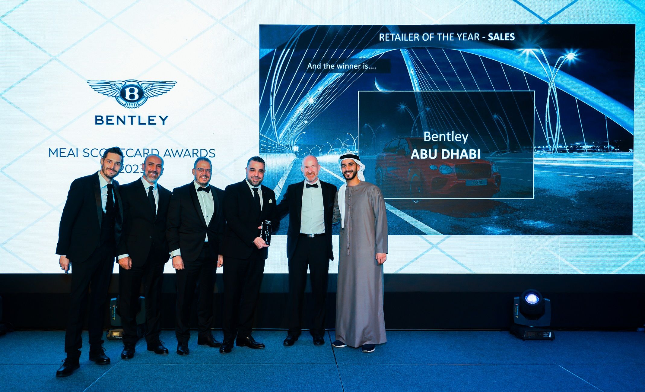 Bentley Emirates Wins Quadruple Award at Bentley MEIA Regional Conference