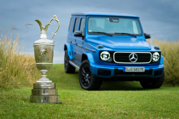 Mercedes-Benz Electric G-Class at The Open: Tradition and Innovation