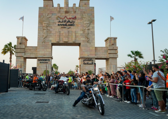 Motorcycle Parade at Dubai Parks & Resorts - Support Men's Health for Movember