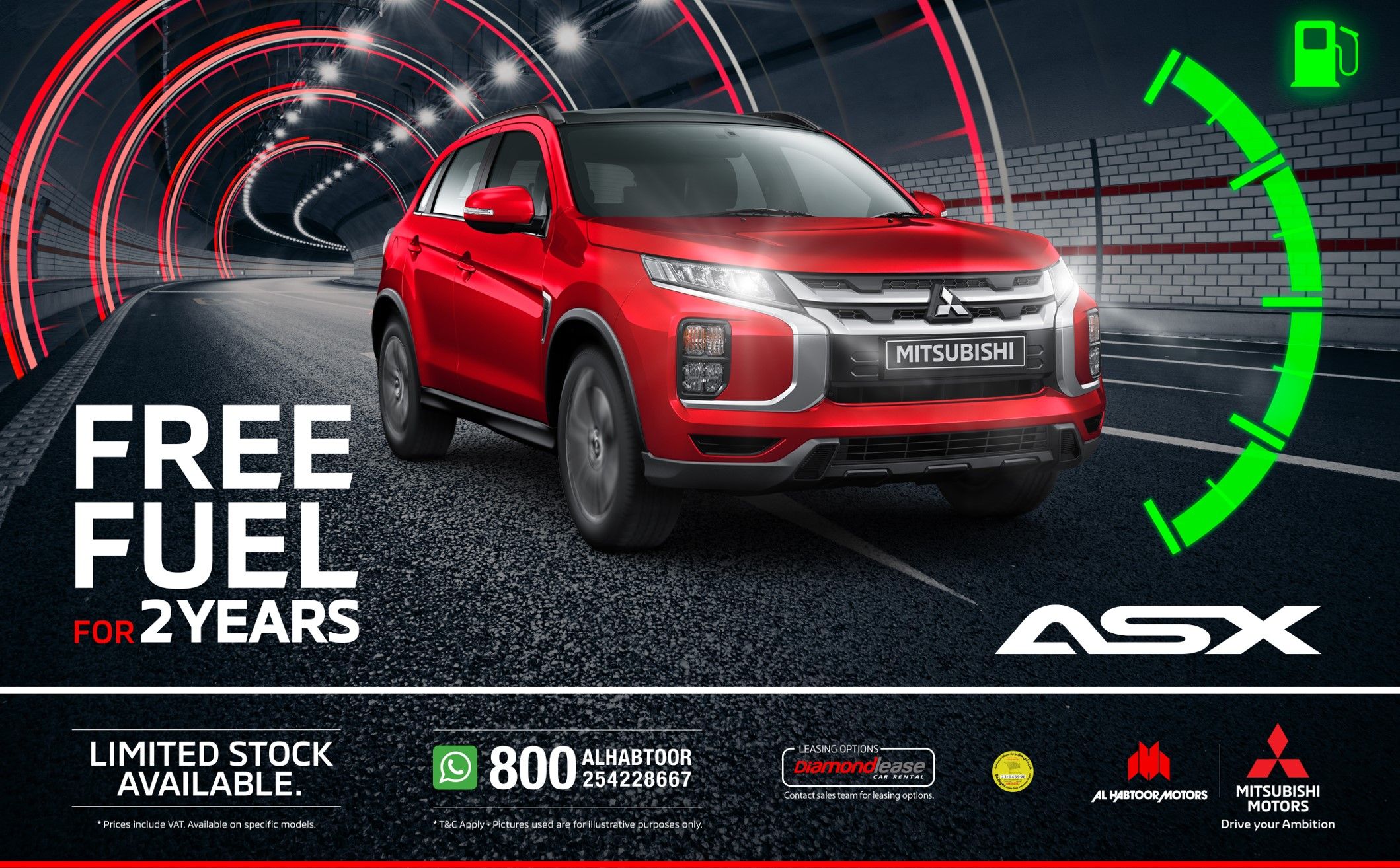 Drive Stress-Free with Al Habtoor Motors' Free Fuel Offer for Mitsubishi ASX