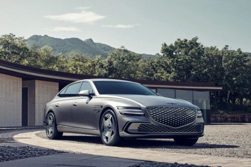 Newly Redesigned Genesis Electrified G80 Launches in Korea