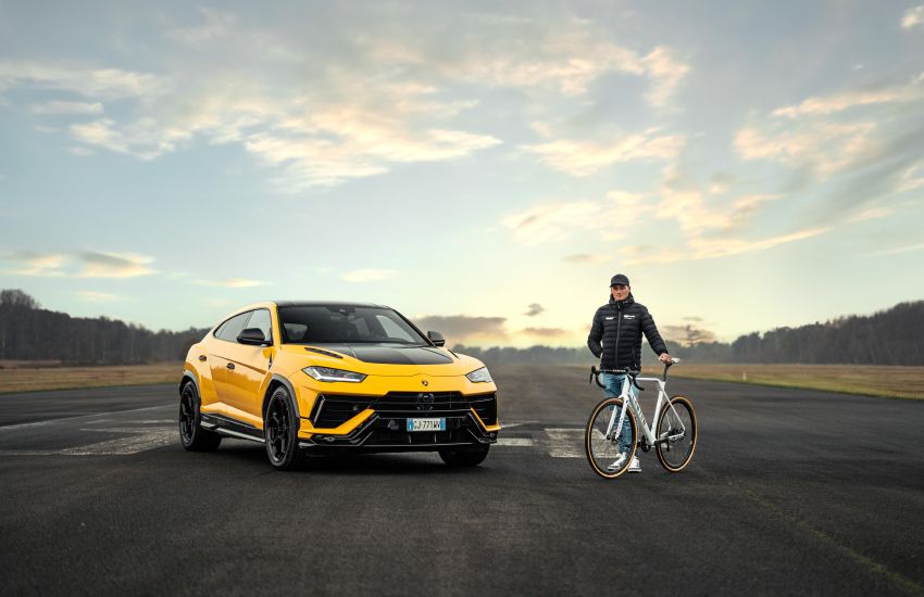 Cycling Champion Mathieu van der Poel and the Lamborghini Urus