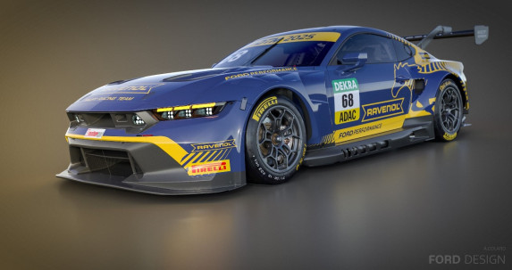 Ford Mustang GT3 Makes DTM Debut with HRT Partnership