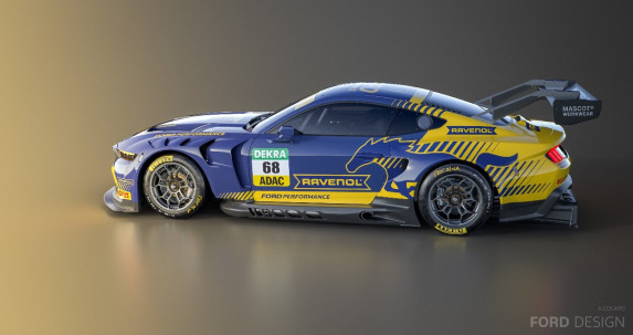 Ford Mustang GT3 Makes DTM Debut with HRT Partnership