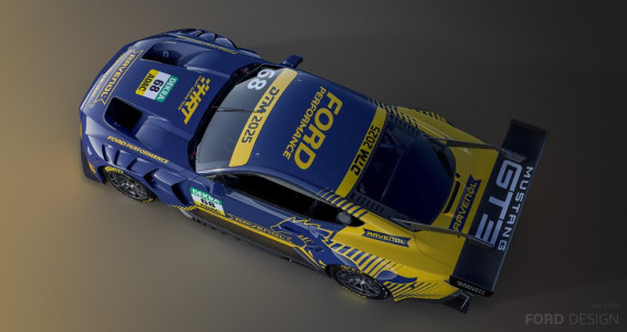 Ford Mustang GT3 Makes DTM Debut with HRT Partnership