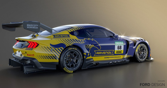 Ford Mustang GT3 Makes DTM Debut with HRT Partnership