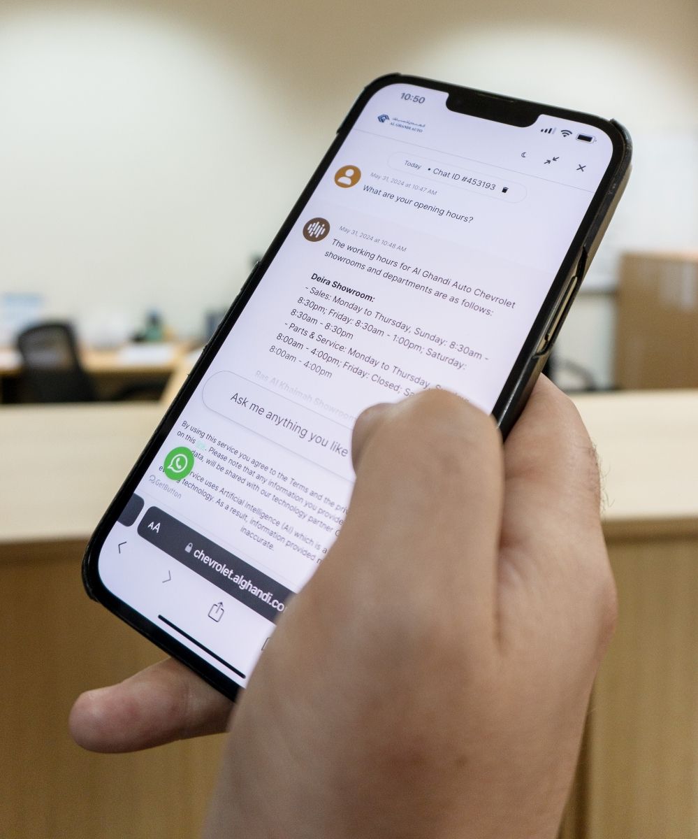 Meet DALIA: The AI Chatbot Transforming Customer Experience at Al Ghandi Auto