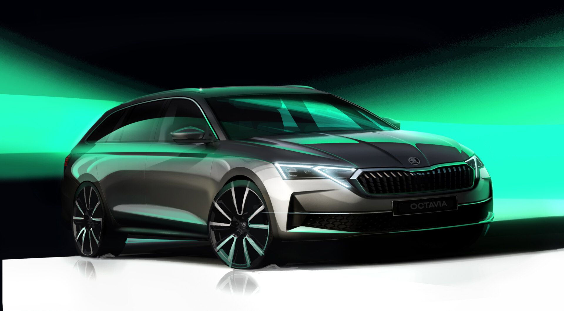 Škoda Unveils First Sketches of Refreshed Octavia: A Glimpse into the Future