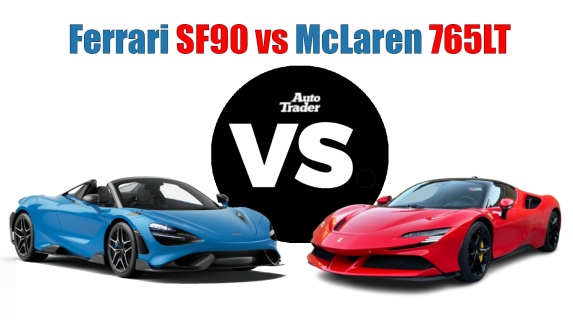 Ferrari SF90 vs McLaren 765LT: Supercar Comparison in Dubai