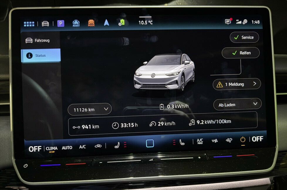 Volkswagen ID.7 Pro S Sets Efficiency Record: 941 km on a Single Charge