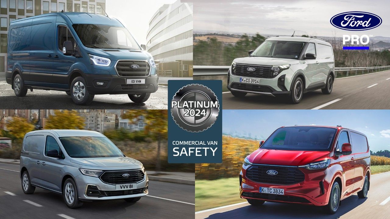 Ford Transit Family Achieves Euro NCAP Platinum Safety Standard