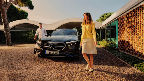 Antonio Banderas & Stella Star in Mercedes-Benz E-Class Campaign