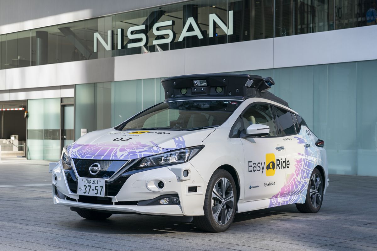 Nissan to Launch Autonomous-Drive Mobility Services in Japan by 2027