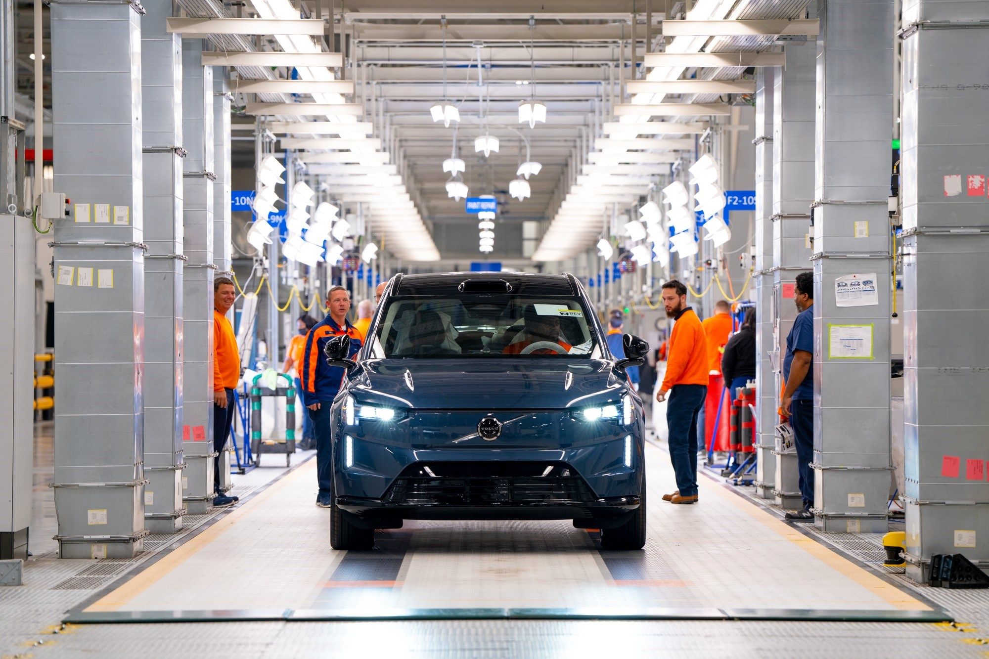 Volvo EX90 Electric SUV: Production Commences in South Carolina