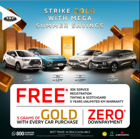 Summer Savings Alert: Great Deals on JAC Models at Al Habtoor Motors