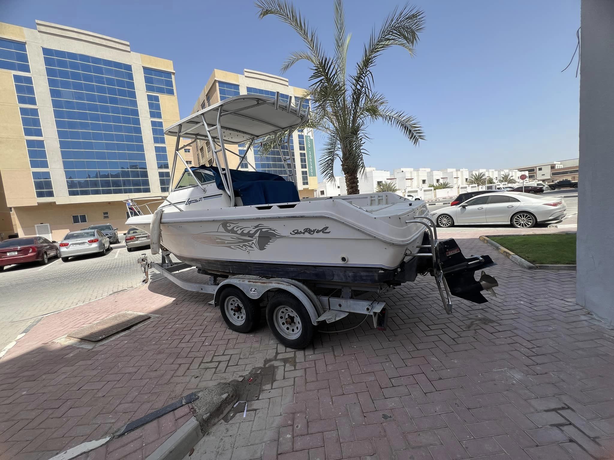 Fresh imported American pleasure&fishing boat