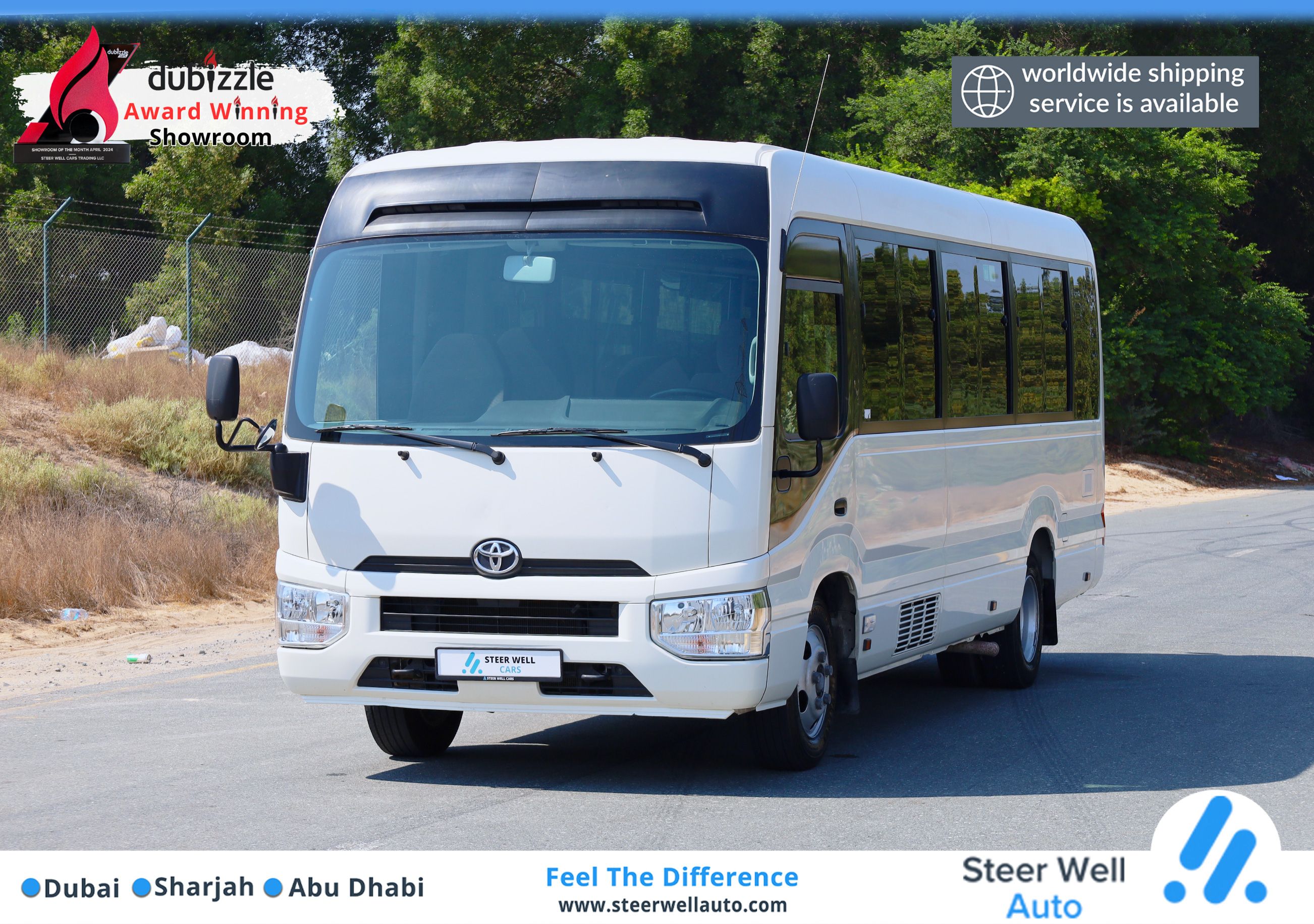 2021 Toyota Coaster in dubai