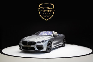 2021 BMW M8 Competition Cabriolet  With a Matt Grey Exterior | Exotic Cars Dubai