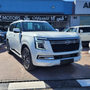 NISSAN PATROL LE PLATINUM V6 TWIN TURBO MODEL 2025 KM 0 5 YEARS WARRANTY FROM AL MASAOOD