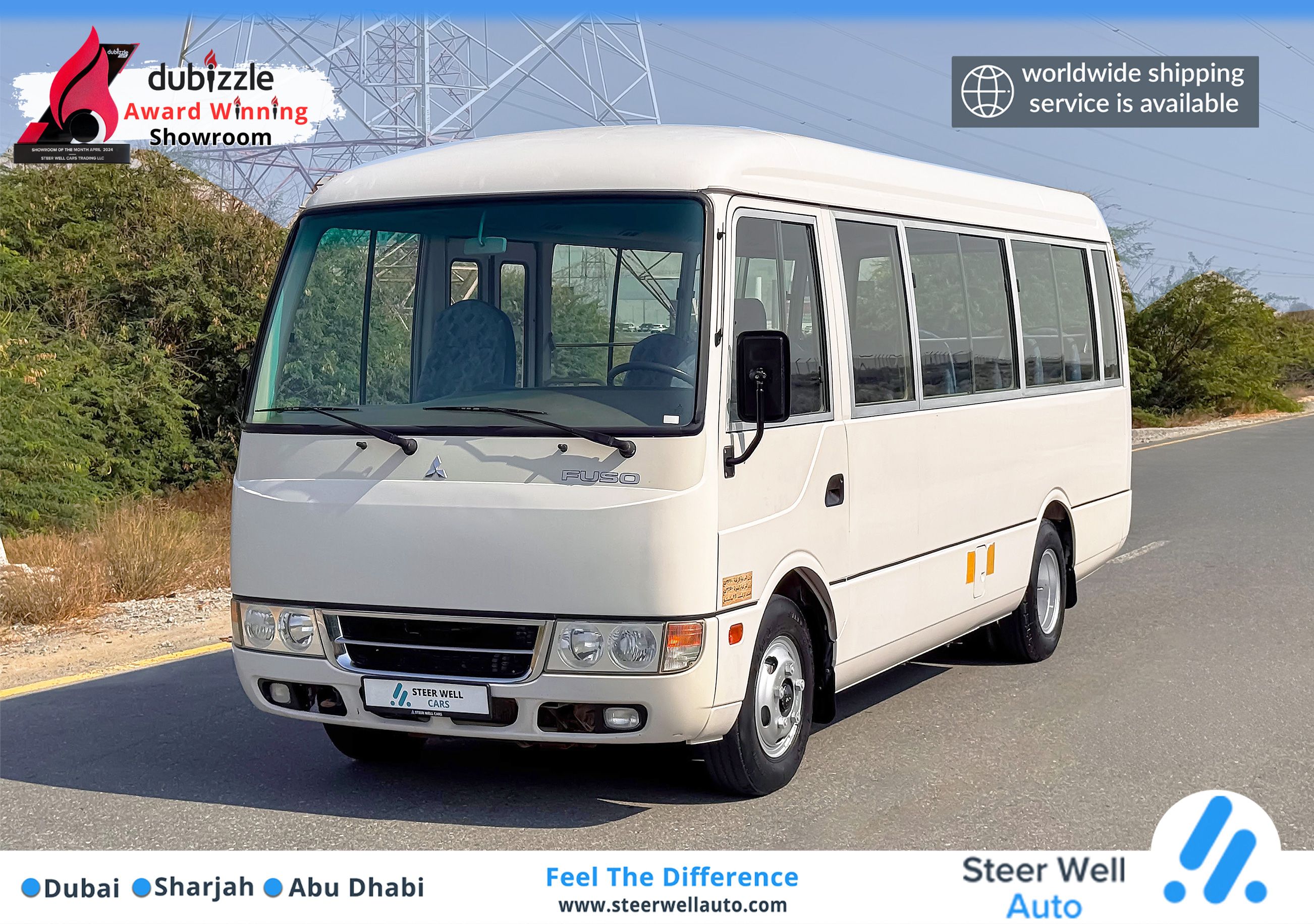 2016 Mitsubishi Rosa Bus in dubai