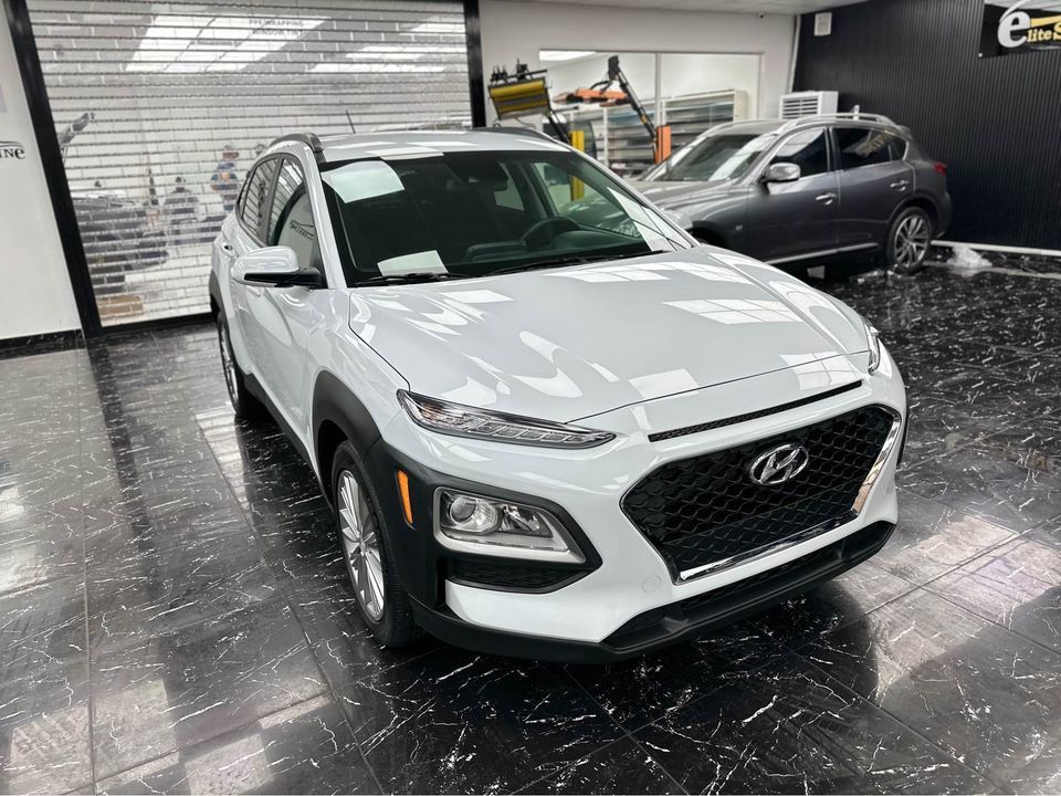 Hyundai Kona Sel 2020 White 4X4 Blind Spot Radar