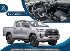 (LHD) TOYOTA HILUX DC 2.4D MT 4X4 P.WINDOW MY2023 – SILVER (VC: HILUXDC2.4D_23)