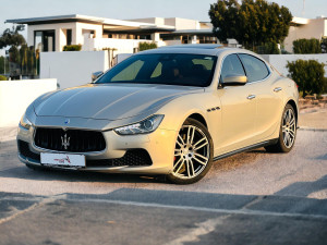 AED 1,220 PM MASERATI GHIBLI 3.0L V6 GCC SPECS ORIGINAL PAINT MINT CONDITION